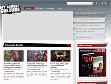 Tablet Screenshot of myzombieculture.com